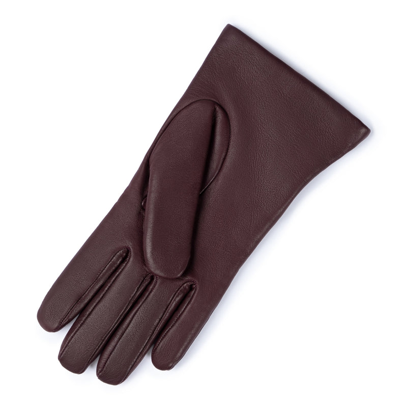 Isabel Bernard Isabel Bernard Honoré Eleanor donkerbruine leren handschoenen van geitenleer IB67000-331-8-zoom-