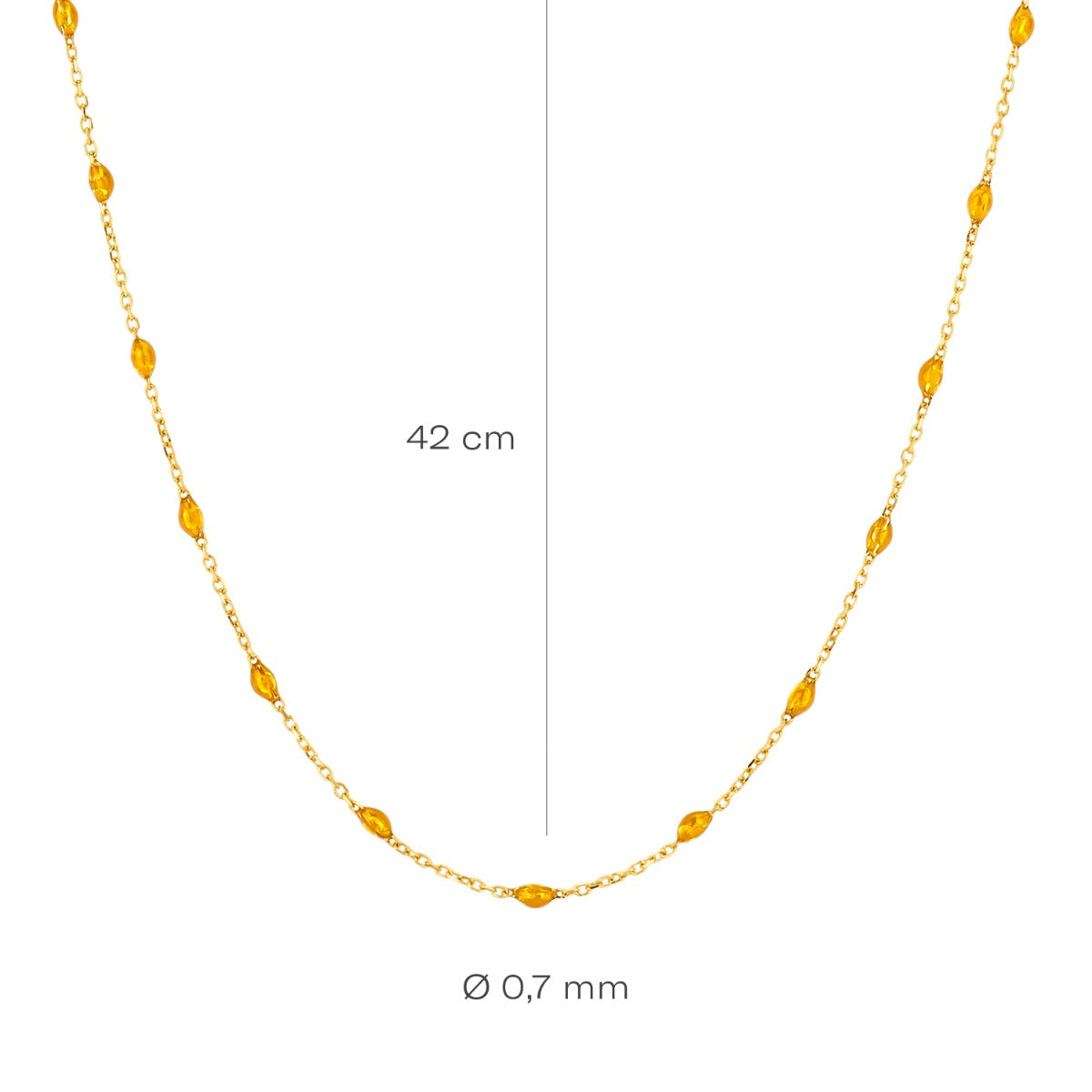 Blush 14 karat gold Necklace 3162YRC