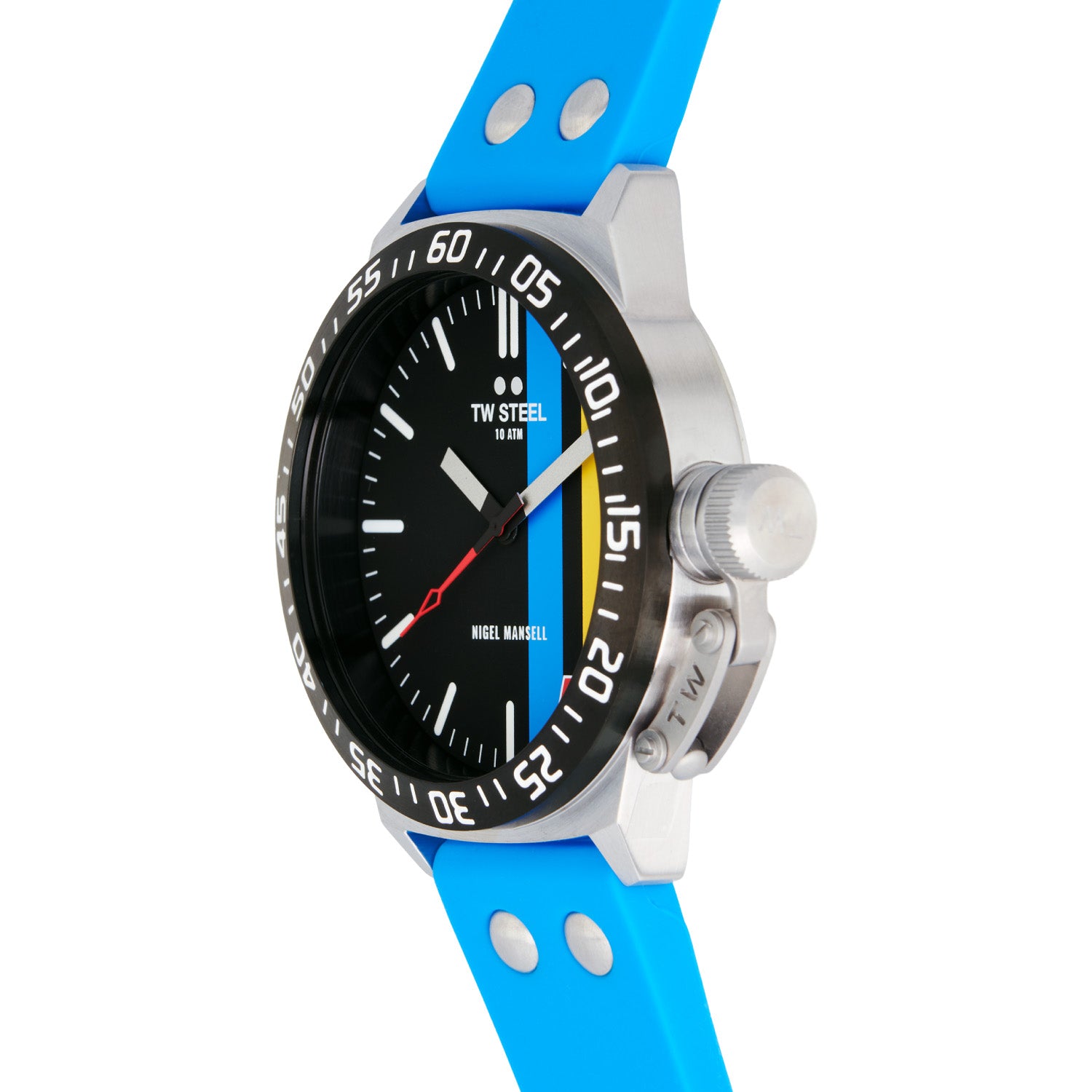 TW Steel Canteen - Nigel Mansell Blauw Heren Horloge 2002-TWCS113