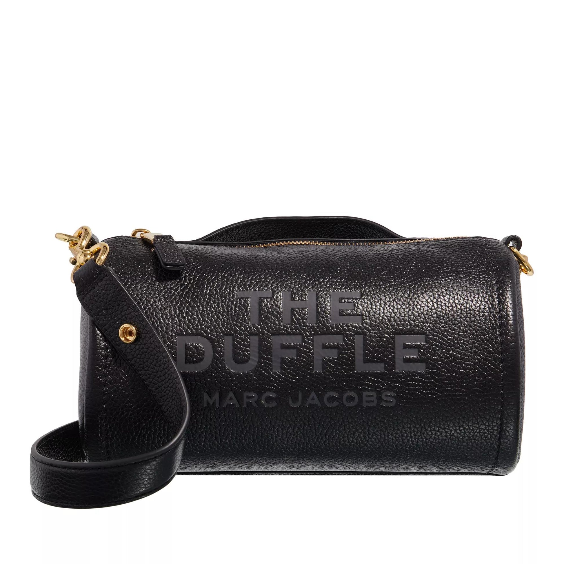 Marc Jacobs The Duffle Black Leather Travel Bag 2001-A0332931