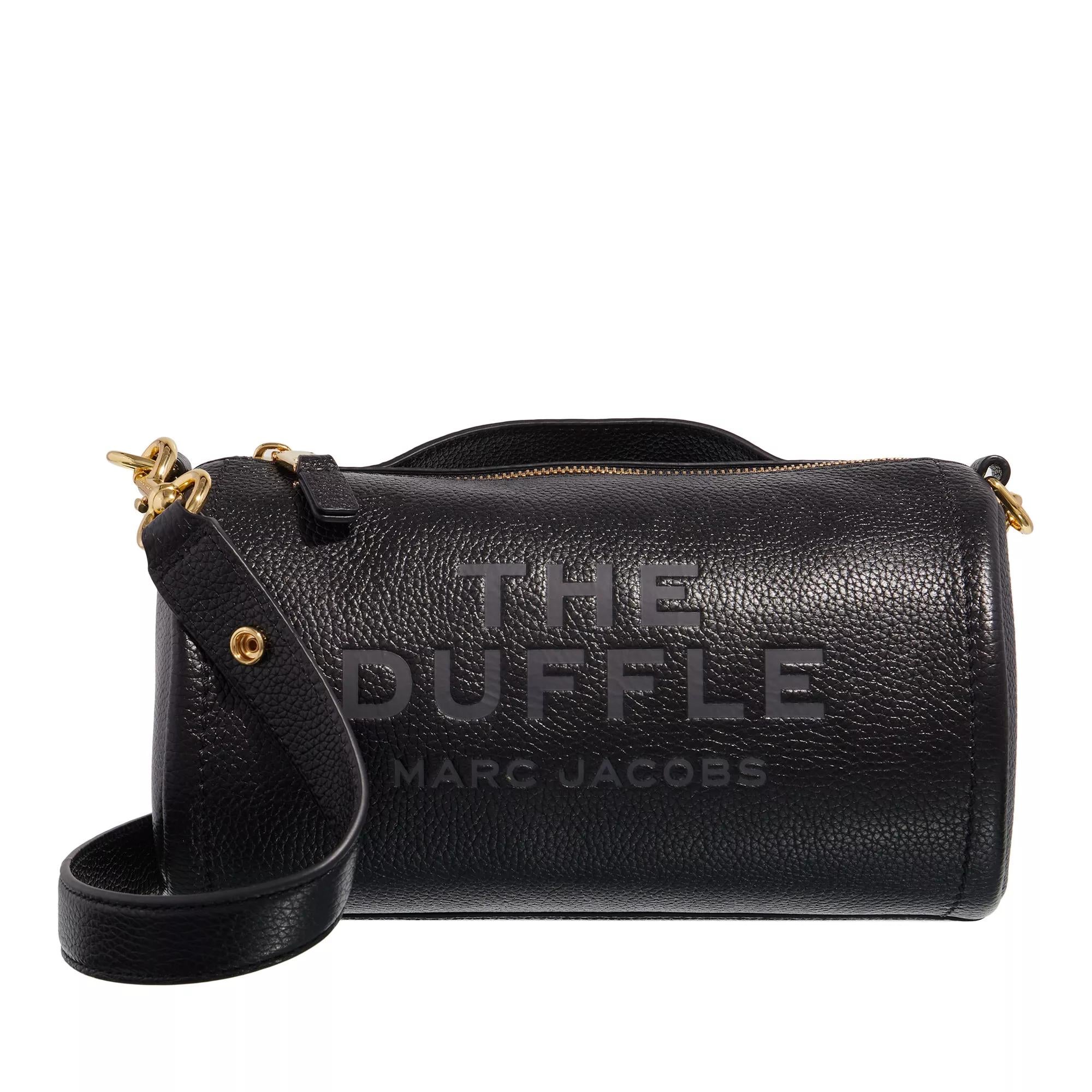 Marc Jacobs The Duffle Black Leather Travel Bag 2001-A0332931