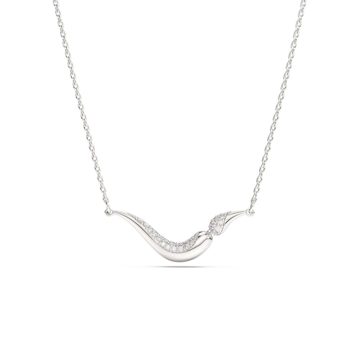Swarovski Classica Sterling Silver Necklace 5740342