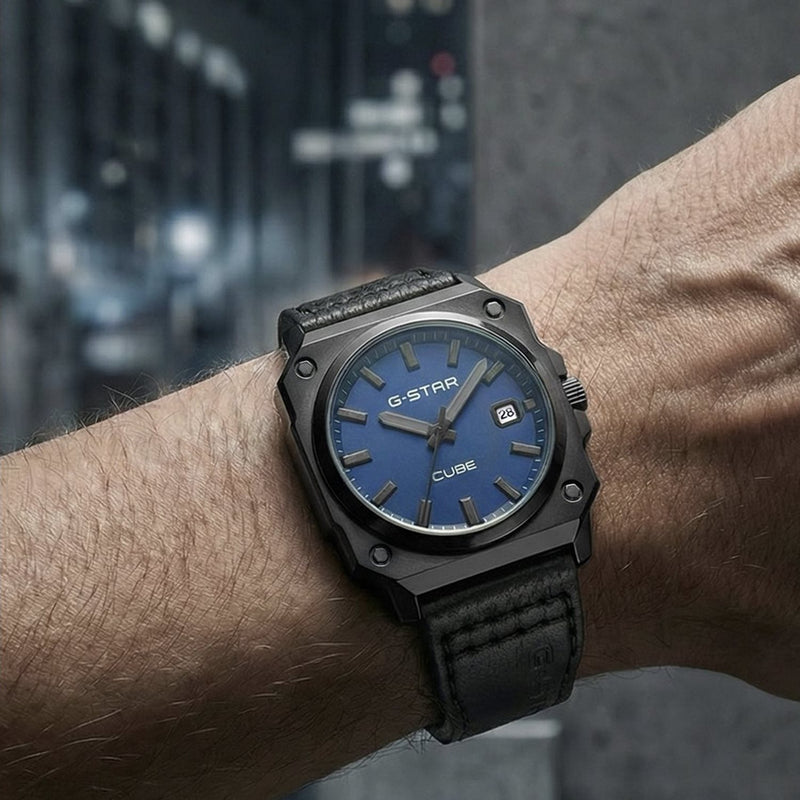 G-STAR Cube Zwart Herenhorloge GSW.508.03-zoom-