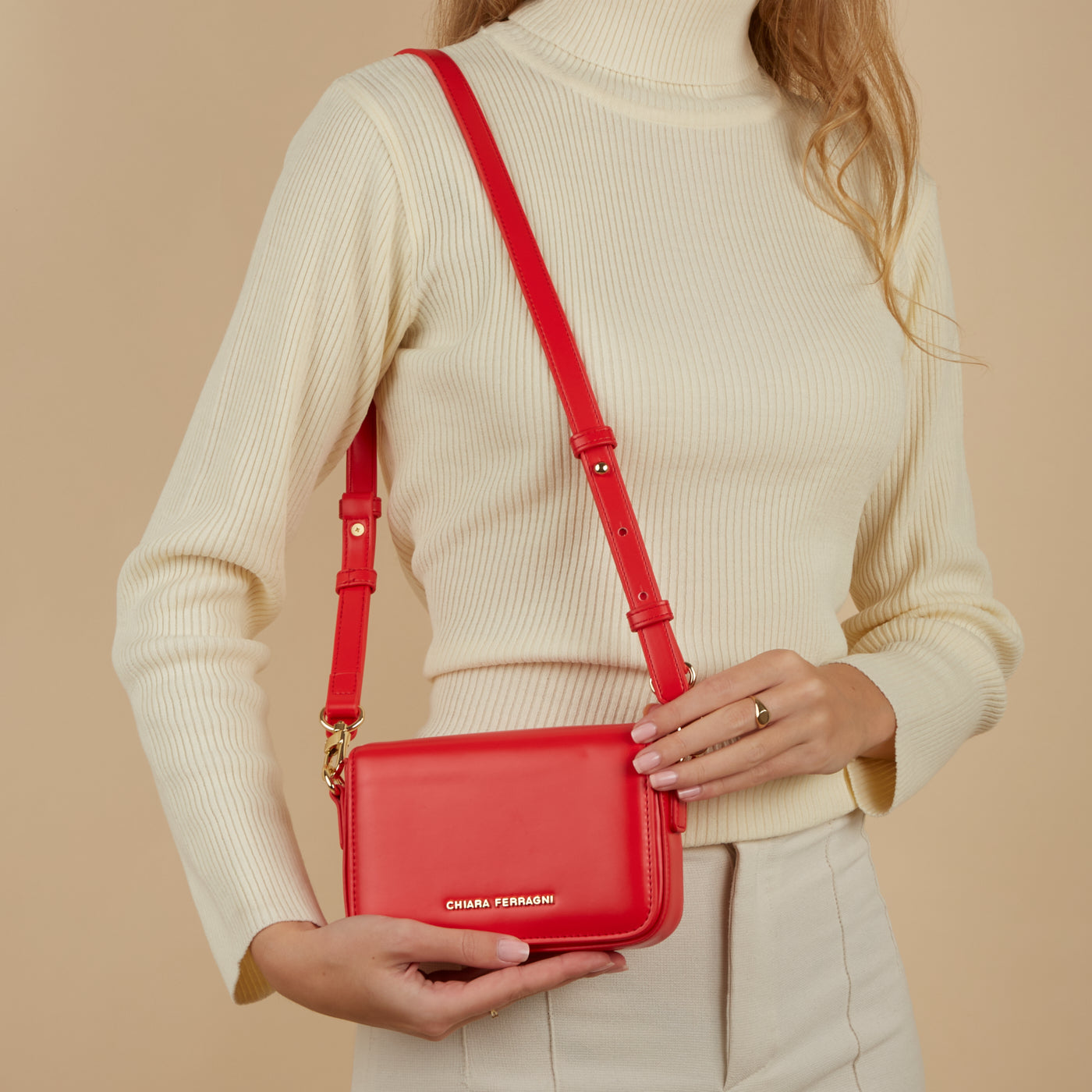 Chiara Ferragni Red Crossbody Bag 75SB4BK2-ZS959-514