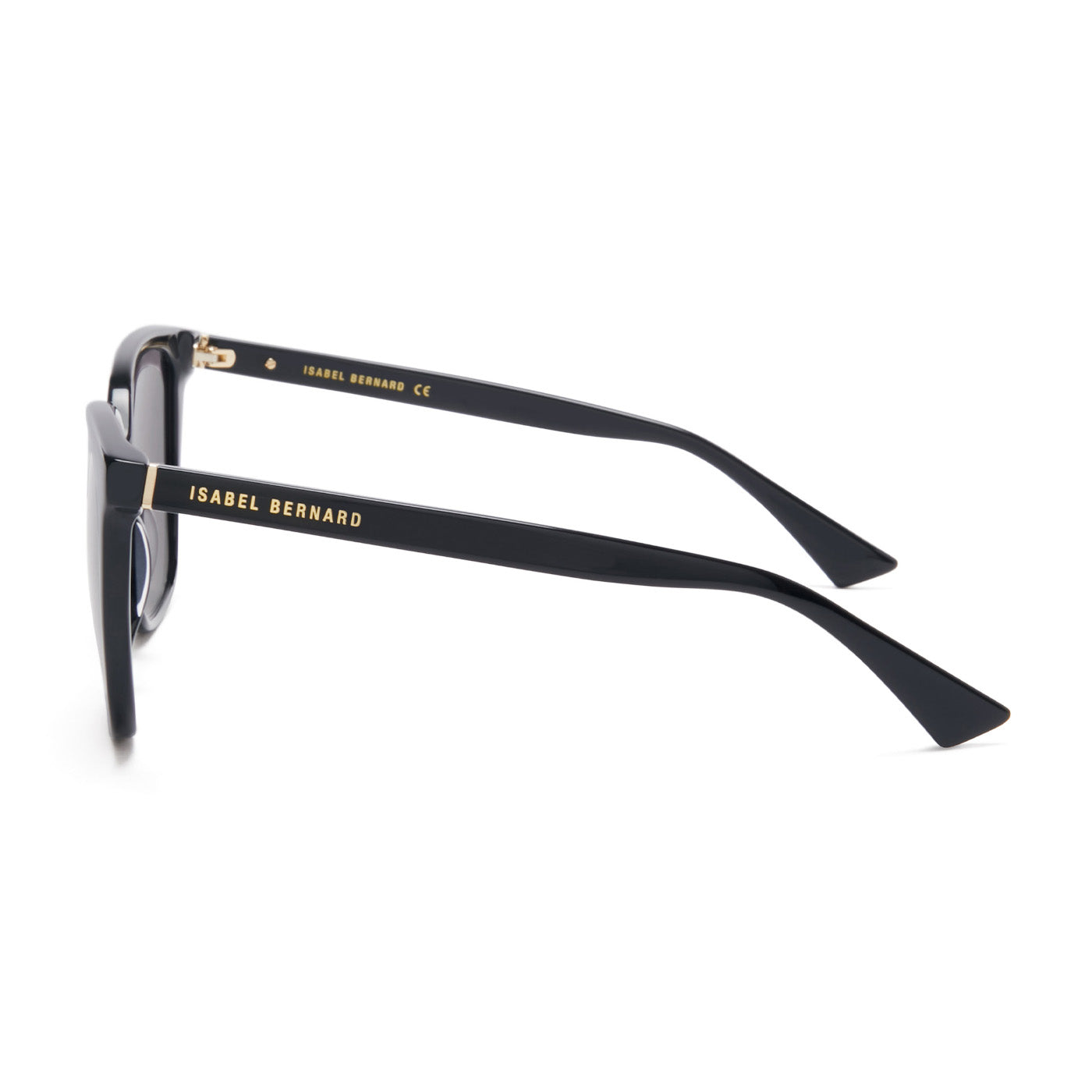 Isabel Bernard La Villette Raison Black Vierkante Sunglasses IB400007-01-01