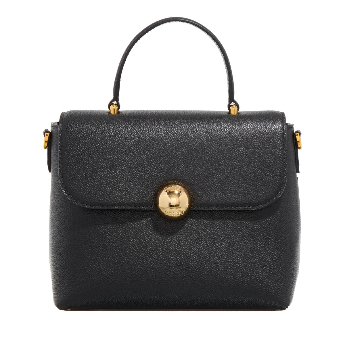 Furla Moonlight Black Leather Satchel 2001-A0629246