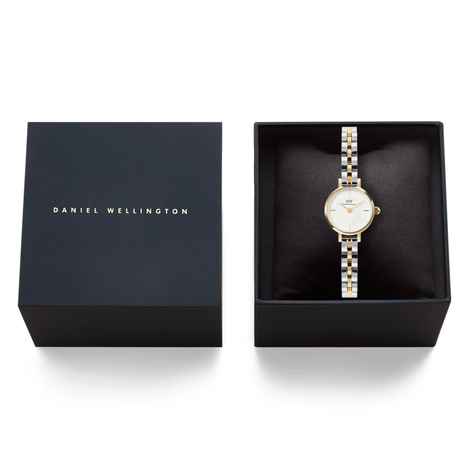 Daniel Wellington Petite Mini Arch 3-Link Bicolor Women's Watch DW00100923