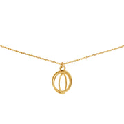 Jackie Gold Spindle 14 Karat Gold Necklace JKN25.551