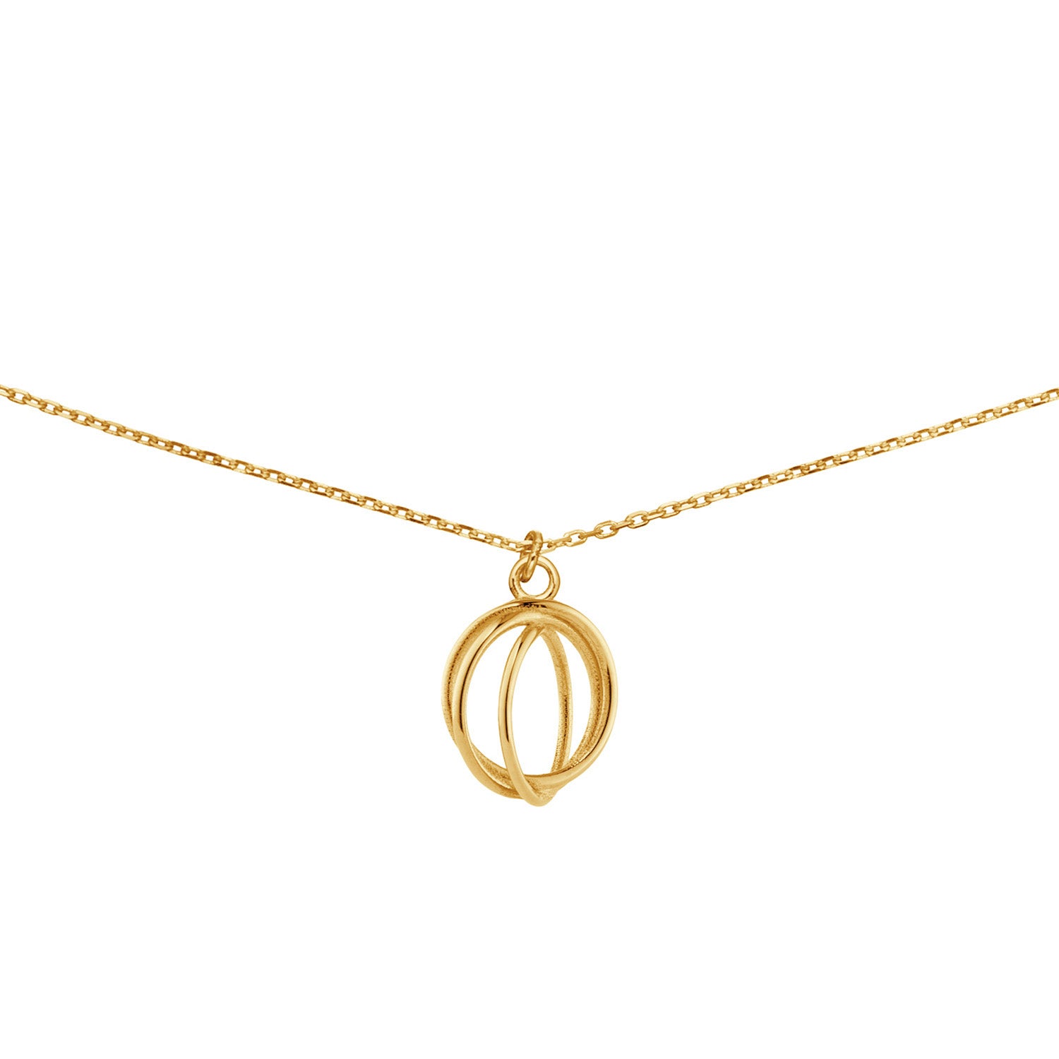 Jackie Gold Spindle 14 Karat Gold Necklace JKN25.551