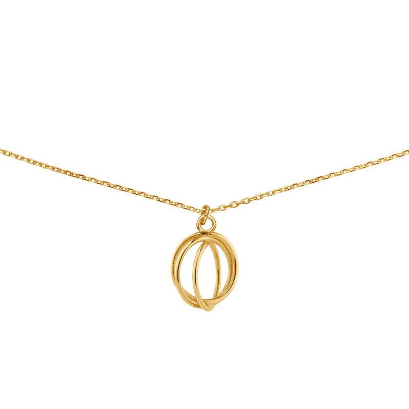 Jackie Gold Spindle 14 Karat Gold Necklace JKN25.551-zoom-