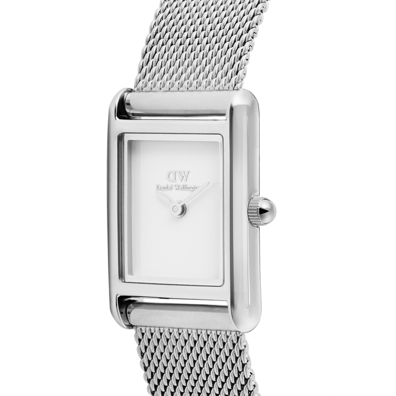 Daniel Wellington Bound Mini Sterling Wit Dameshorloge DW00100927-zoom-