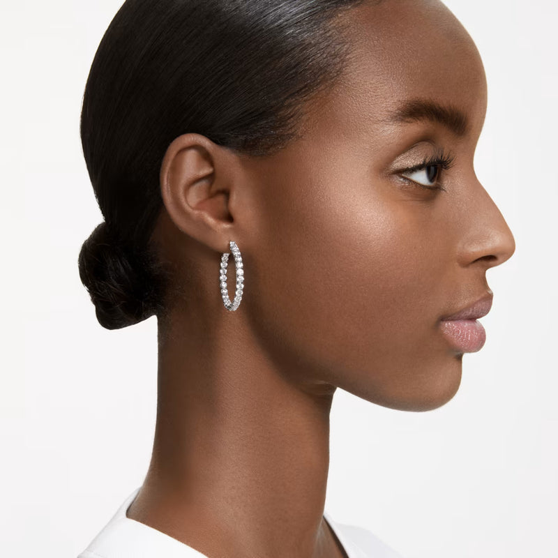 Swarovski Matrix Silver-coloured Earrings 5647715-zoom-