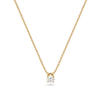 Sif Jakobs Gold Plated Ovale Necklace SJ-N2744-CZ-YG