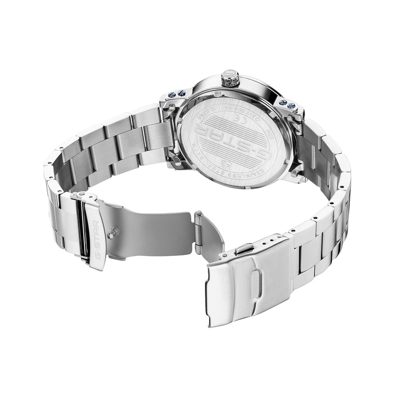 G-STAR Rovic Zilverkleurig Stalen Herenhorloge GSW.509.05-zoom-