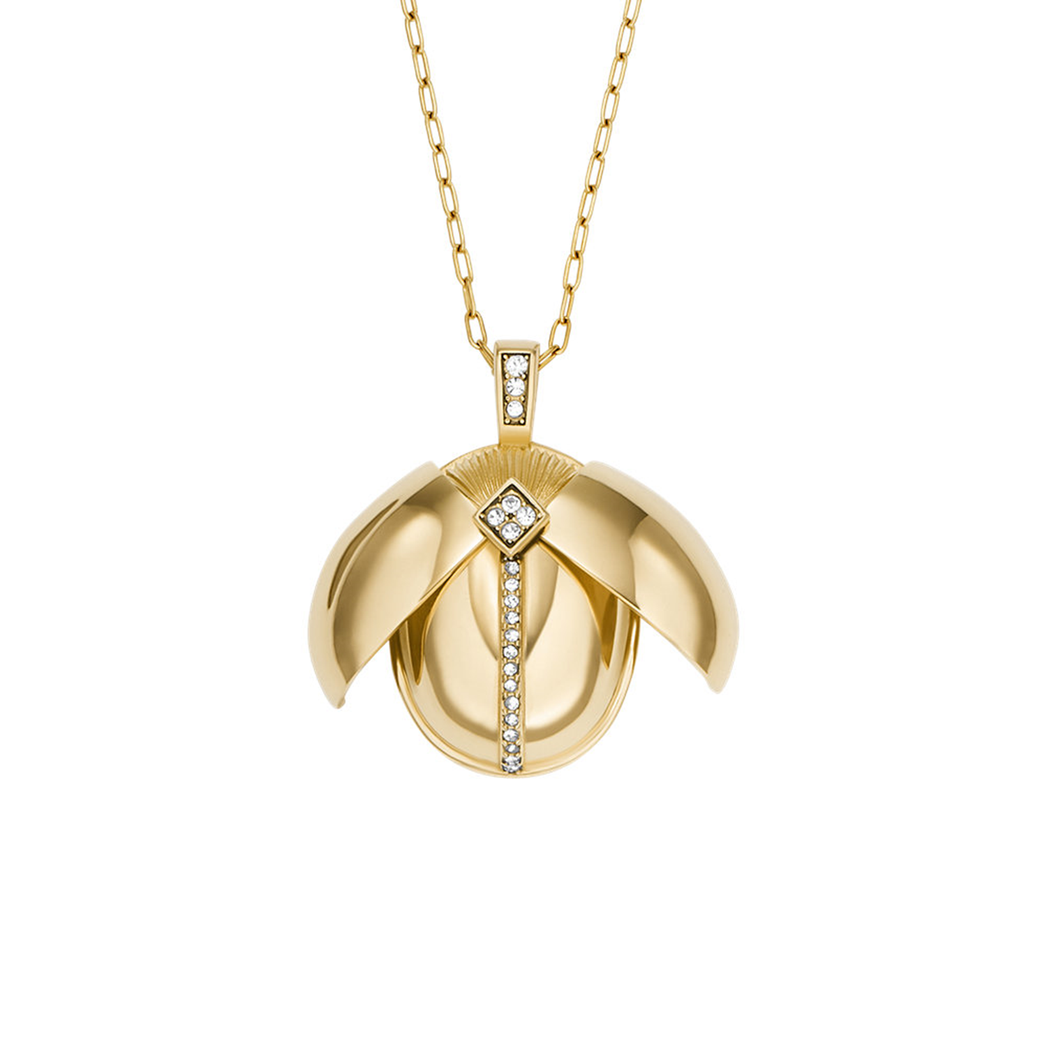 Fossil Sutton Stainless Steel Women's Necklace JF04962710