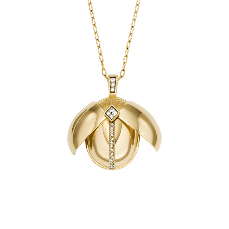 Fossil Sutton Stainless Steel Women's Necklace JF04962710-zoom-