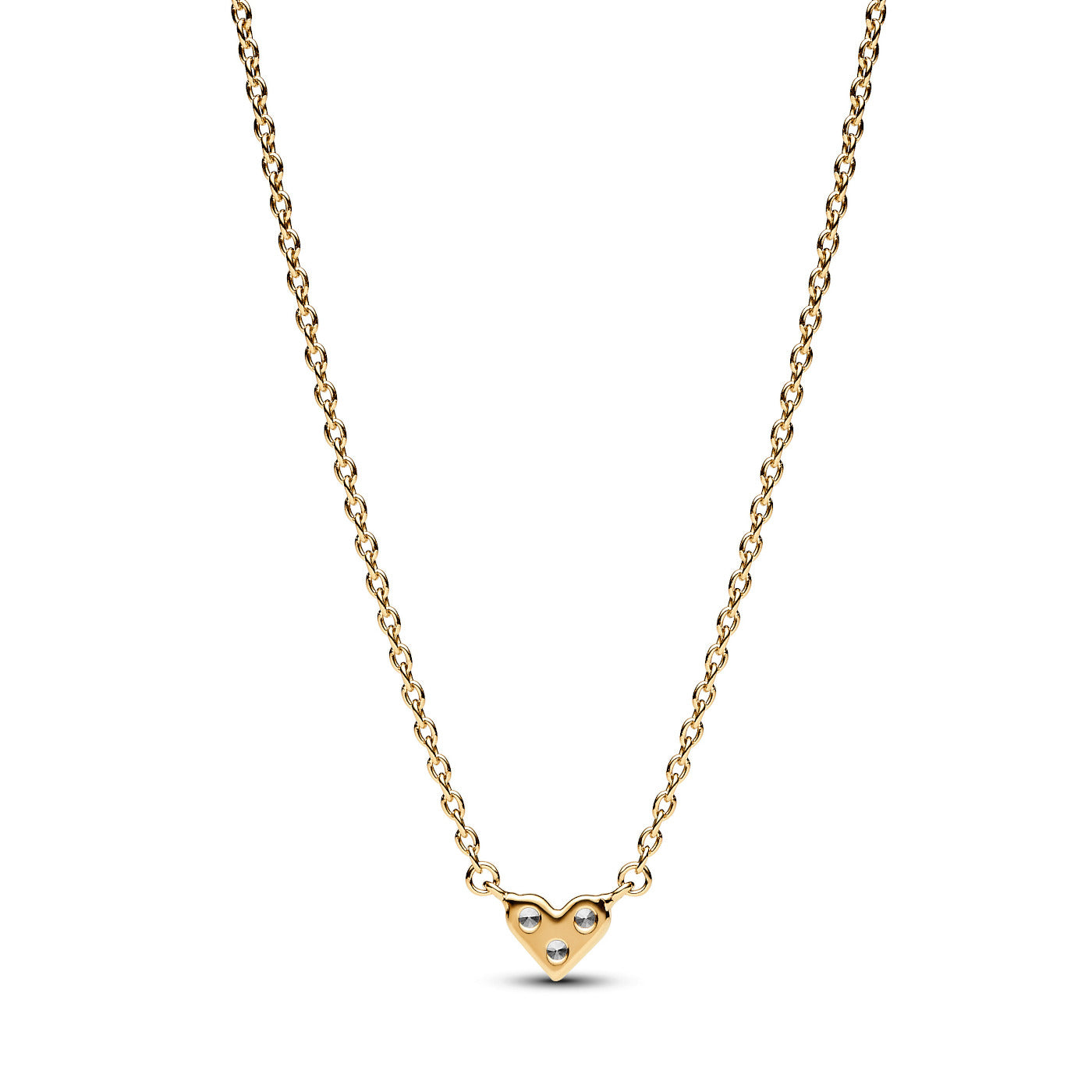 Pandora Timeless Gold-coloured Necklace 363014C01-45with14 Carat Gold Plating