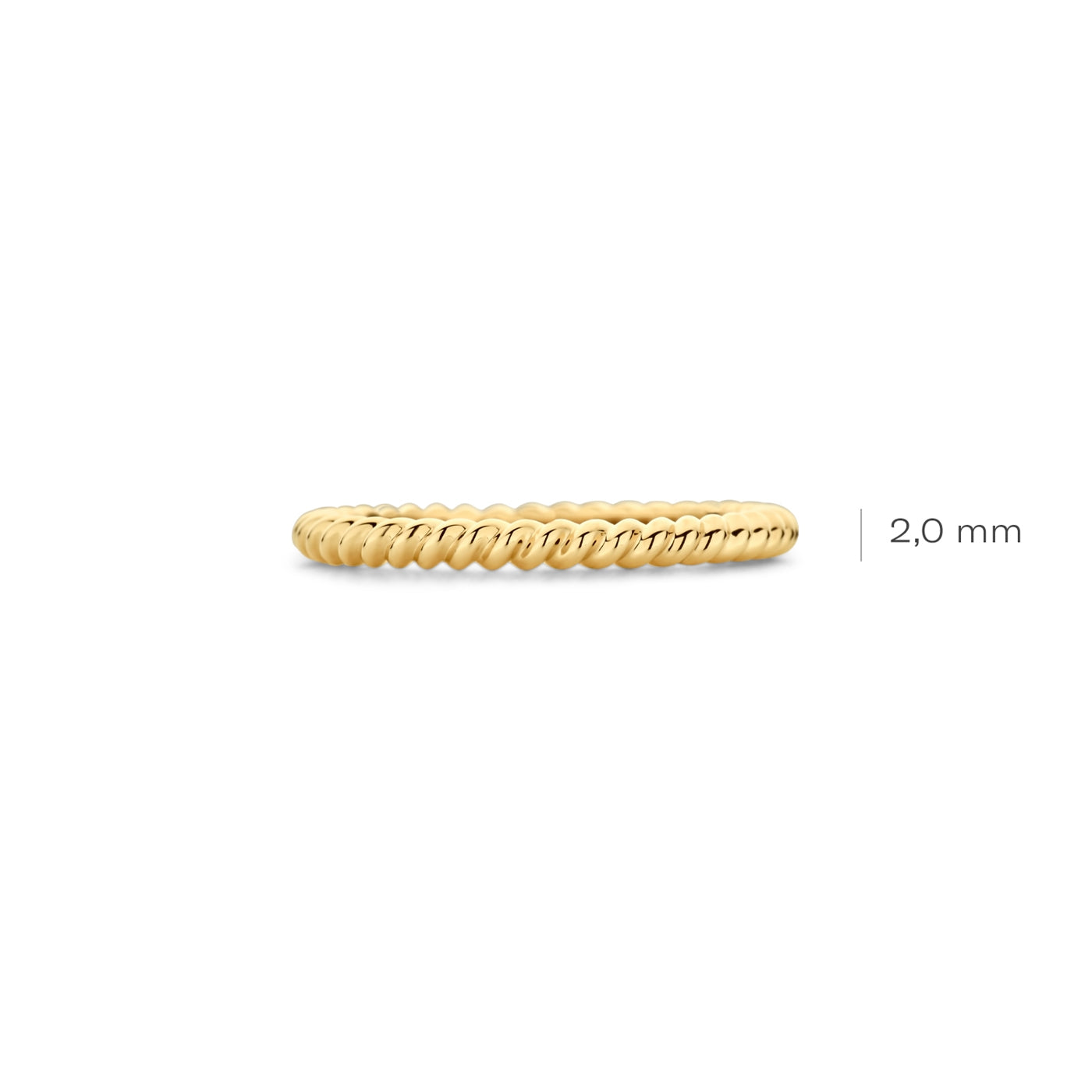 Blush 14 Karaat Gouden Ring 1118YGO/52 (Maat: 52)