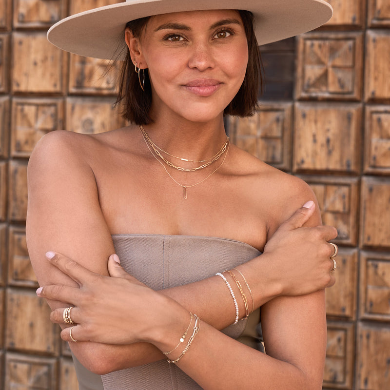 Jackie Gold Elegant 14 Karaats Gouden Boxlink Ketting 585 JKB25.501-zoom-