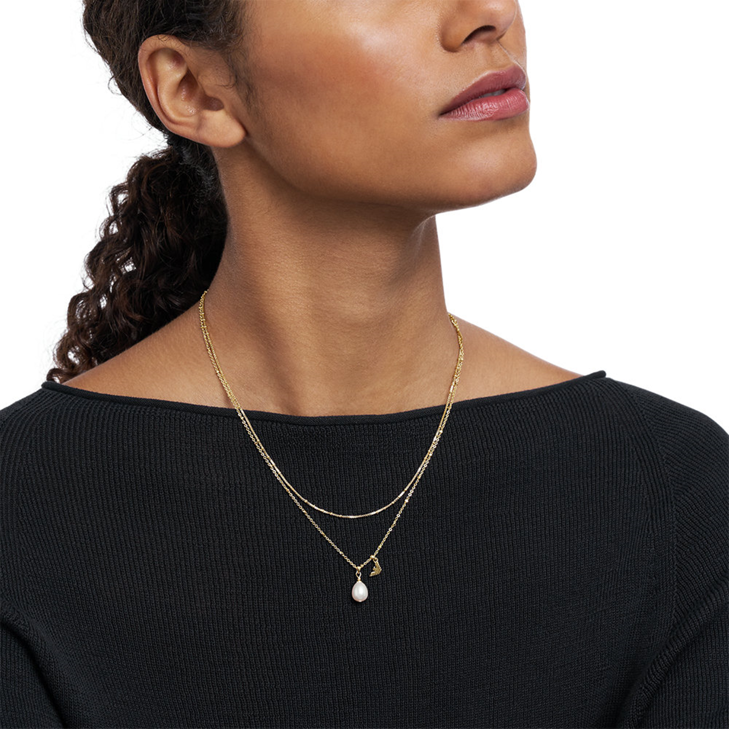 Emporio Armani Copper Gold Coloured Necklace EGS3273710