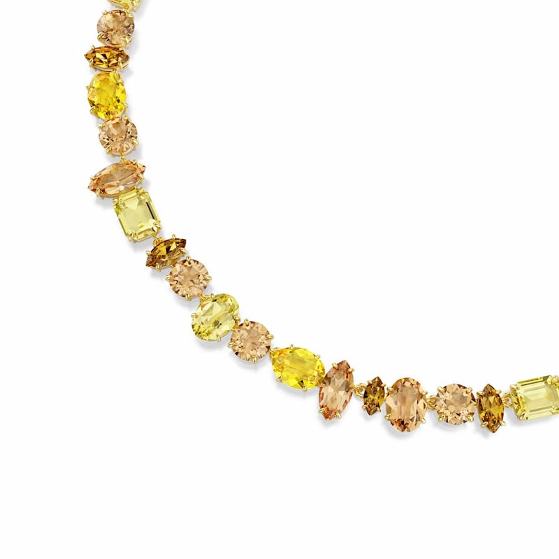 Swarovski Gema Gold Coloured Necklace 5718071-zoom-