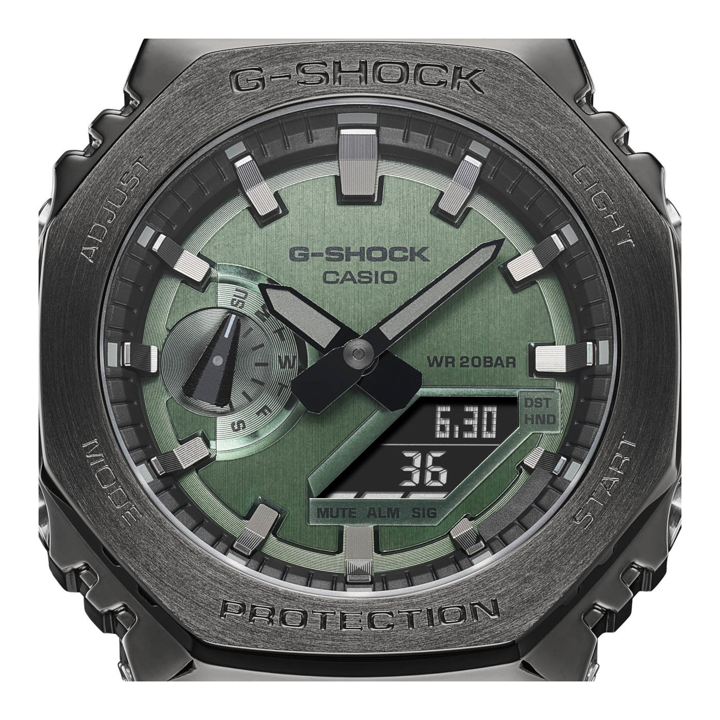 G-Shock GM-2100 Green Watch GM-2100B-3AER
