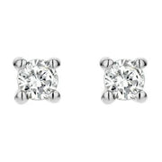 Blush Diamonds 14k Witgouden Oorknoppen Met Diamant 7601WDI