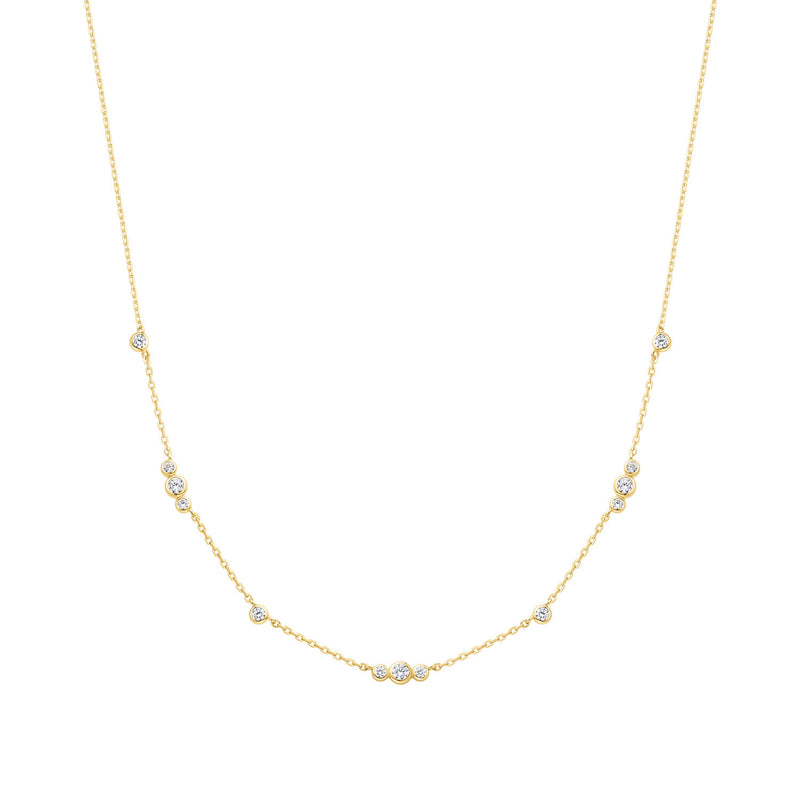Ania Haie Miss Dainty Goudkleurige Zirkonia Ketting AH-N065-04G-zoom-