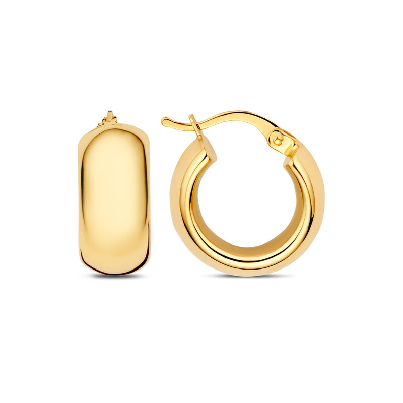 Beloro Jewels Della Spiga Susana 9 karaat oorringen (10 mm) BO360099-zoom-