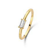 Isabel Bernard Baguette Mirrell 14 karaat gouden ring IB330020-50