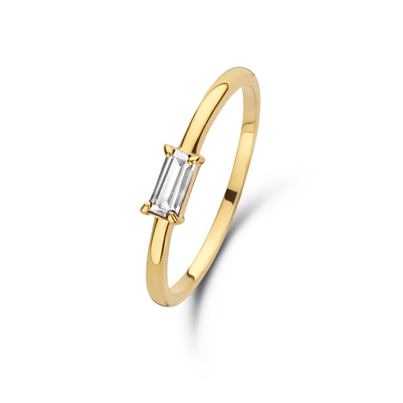 Isabel Bernard Baguette Mirrell 14 karaat gouden ring IB330020-50-zoom-