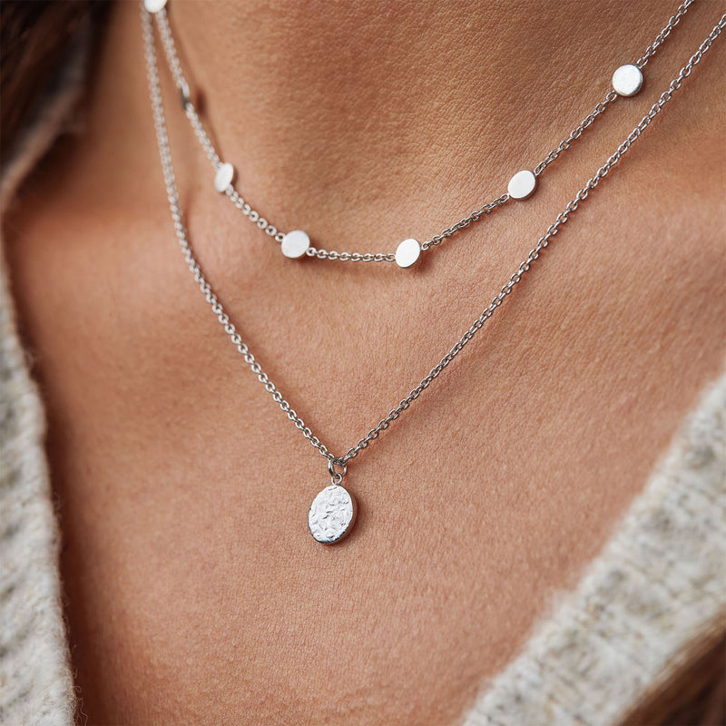 Violet Hamden Luna 925 Sterling Zilveren Ketting met Munt VH14008-zoom-