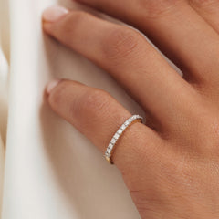 Isabel Bernard De la Paix Madeline 14 Carat Gold Ring | diamond 0.14 ct | IBD330023-54