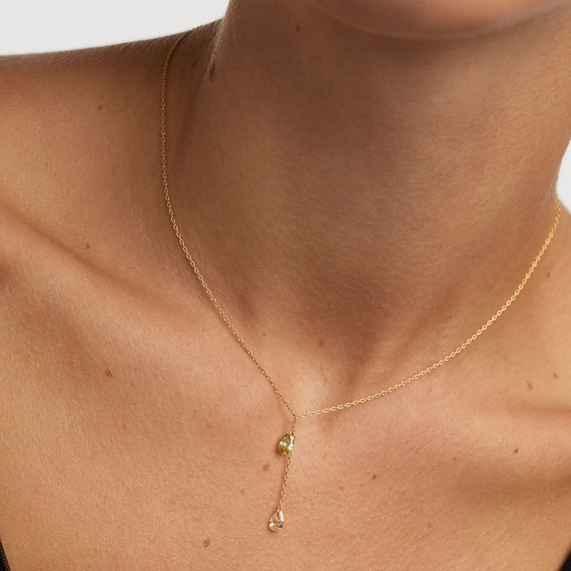 P D Paola Color 925 Sterling Silver Necklace with Gold Plating CO01-863-U-zoom-