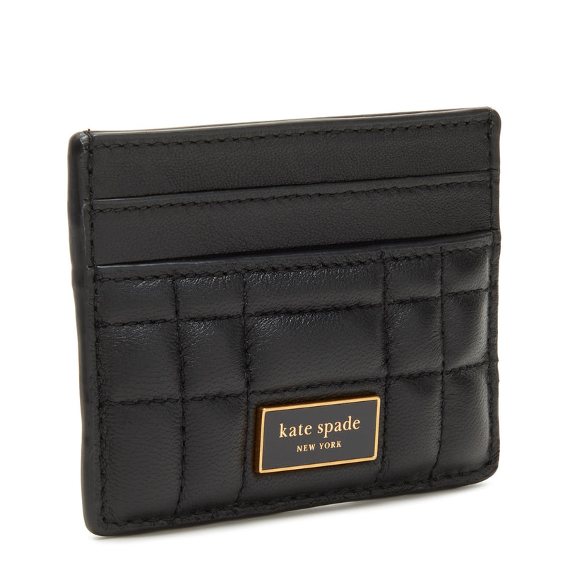 Kate Spade New York Evelyn Zwarte Leren Pasjeshouder K8933BLK-zoom-