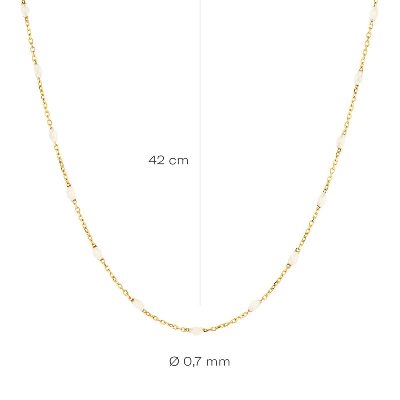 Blush 14 Karat Golden Necklace 3162YRM-zoom-