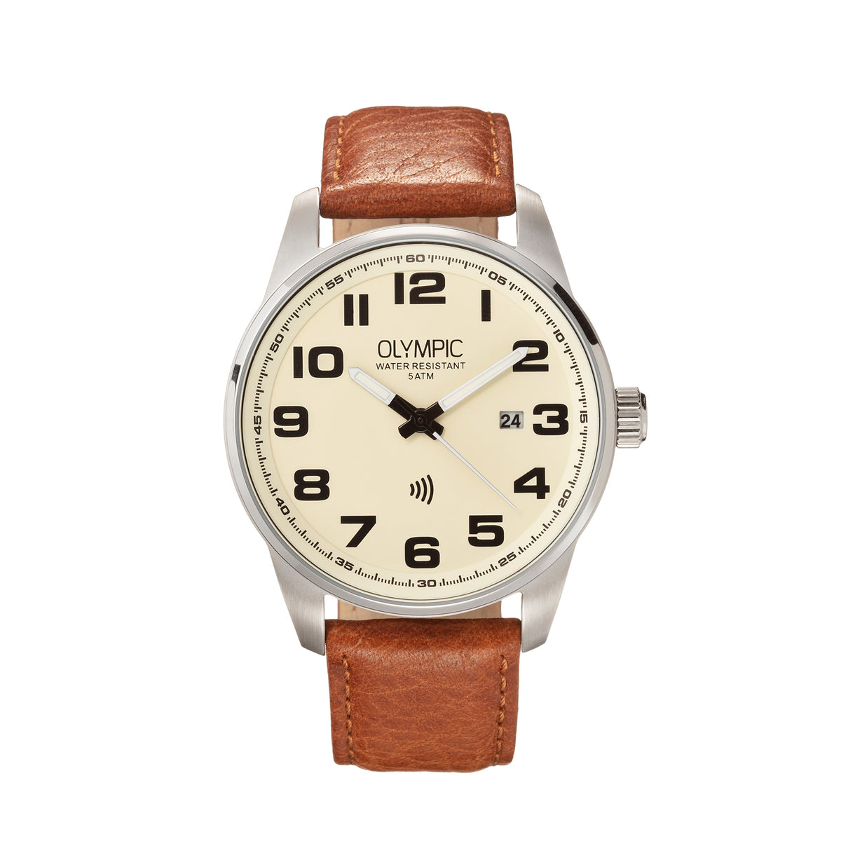 Olympic David Cream Men's Watch 2002-OL89HSL049