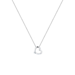 Elli 925 Sterling Silver Necklace with Diamond (0.015 ct) 2004-BF-0007687-001