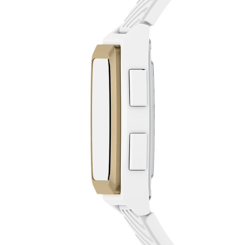 Armani Exchange White Oval Digital Watch AX2968-zoom-