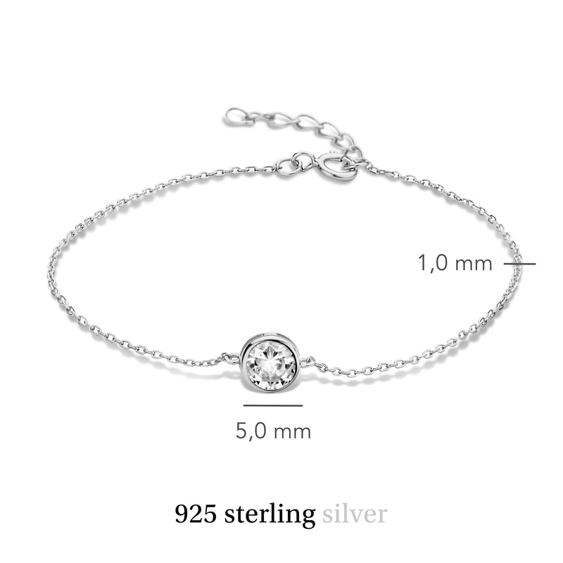 Violet Hamden Venus 925 Sterling Zilveren Armband met Geboortesteen VH320009-JUL-zoom-