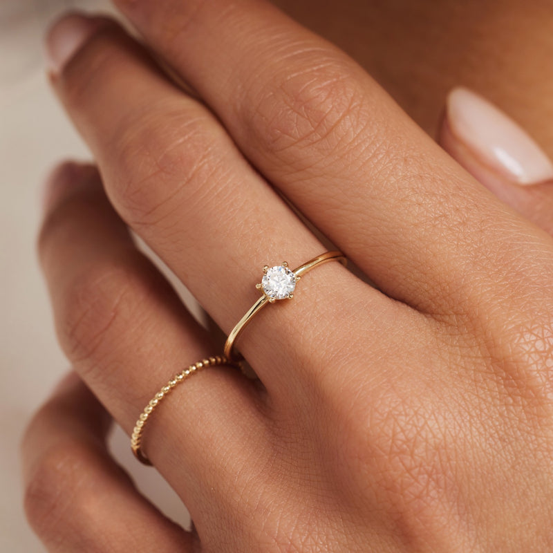 Isabel Bernard Rivoli Zélie 14 Karaat Gouden Ring IB330097-54-zoom-