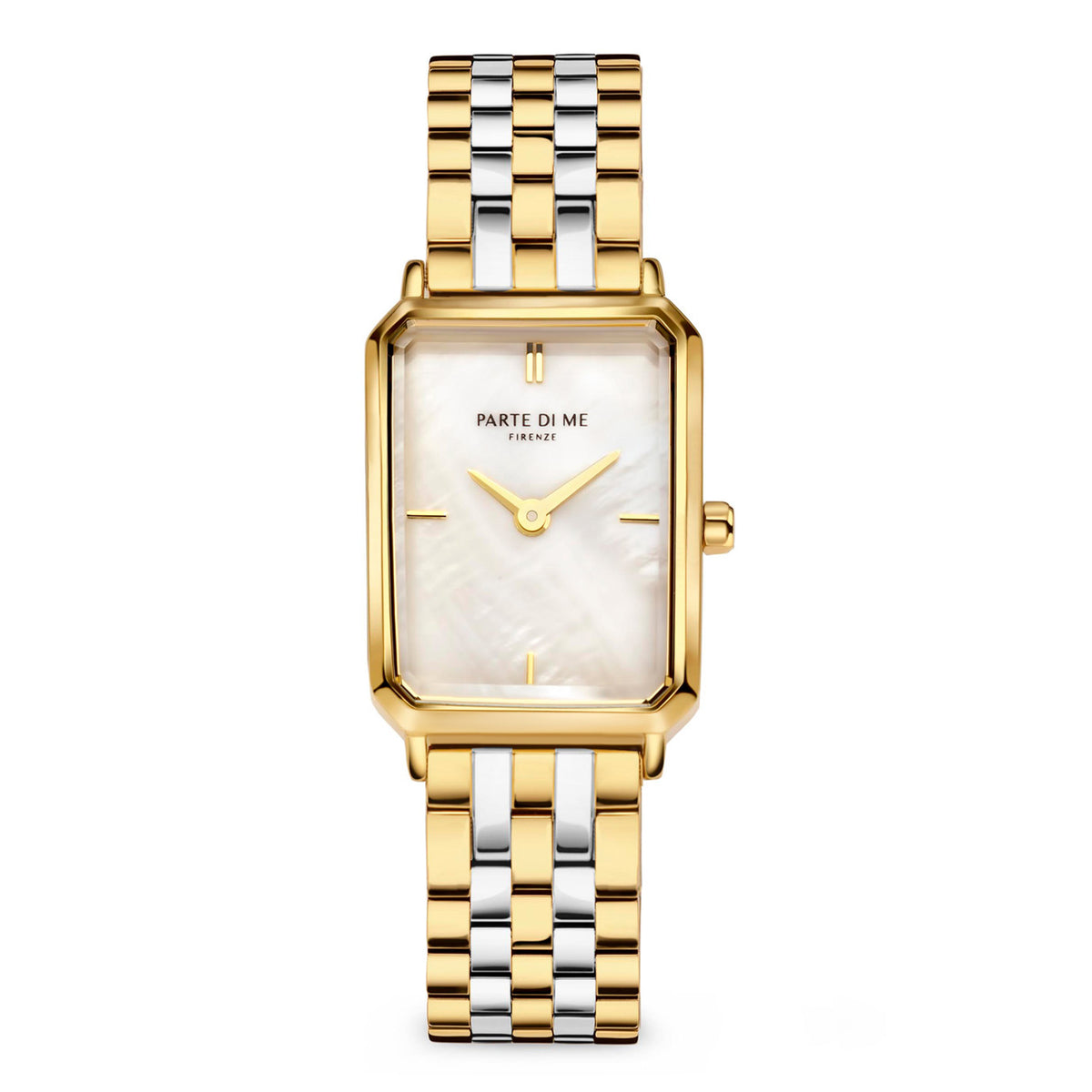 Parte Di Me Orologio Rechthoekig Women'sWatch Gold-coloured and Silver-coloured PDM09008