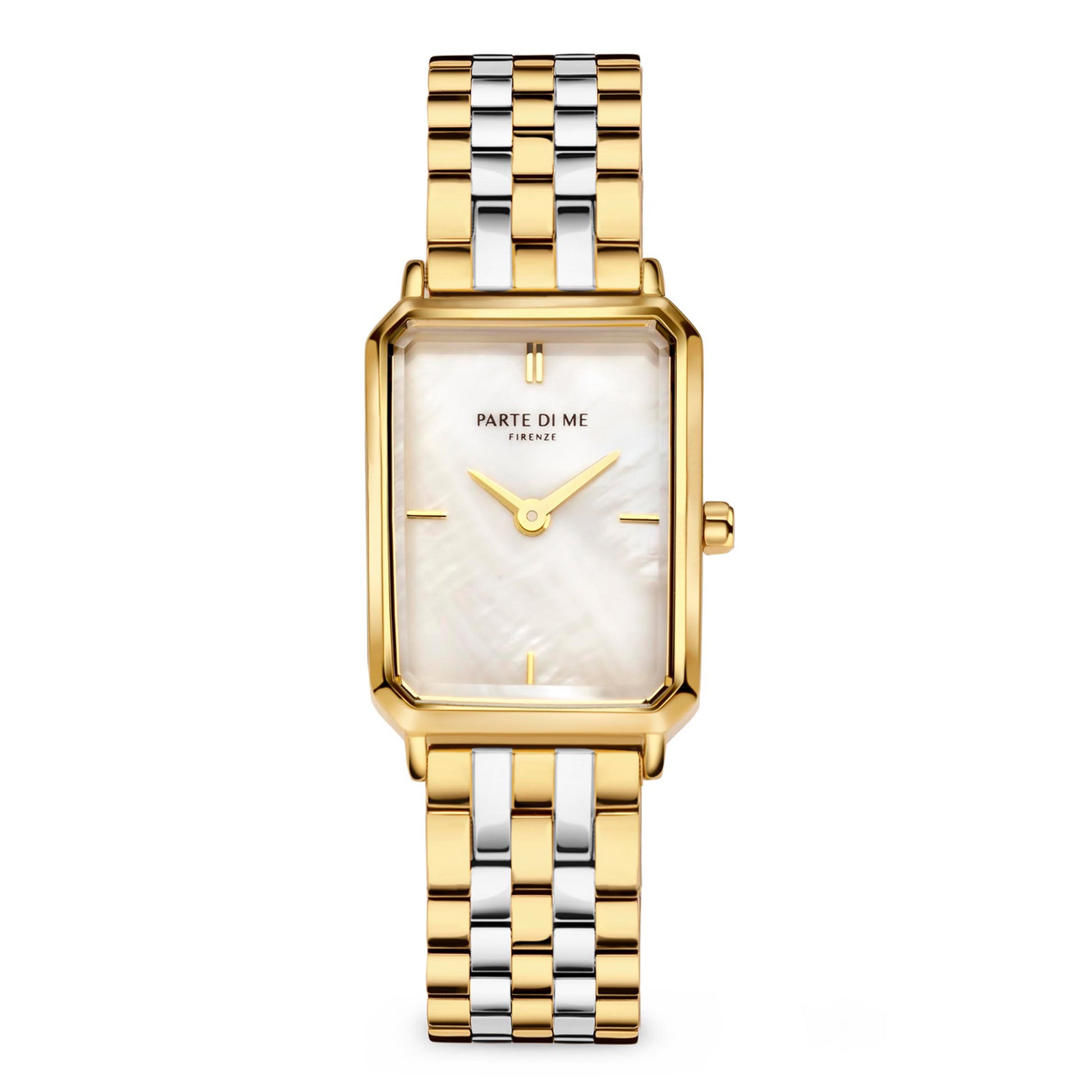 Parte Di Me Orologio Rechthoekig Women'sWatch Gold-coloured and Silver-coloured PDM09008
