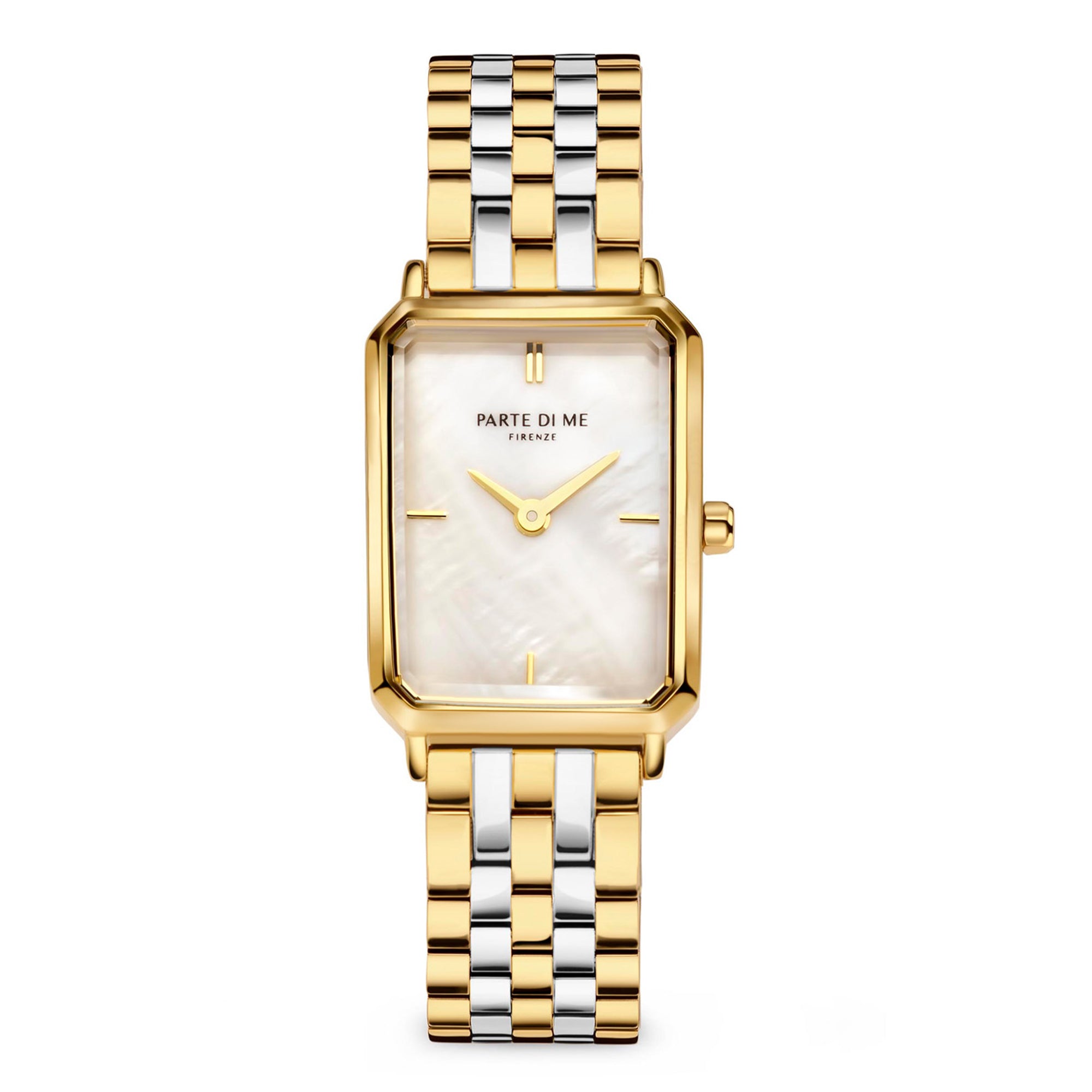 Parte Di Me Orologio Rechthoekig Women'sWatch Gold-coloured and Silver-coloured PDM09008