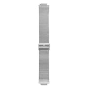 Sem Lewis Moorgate Mesh Strap 24mm Zilverkleurig SL620008