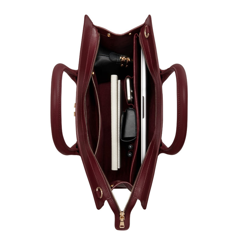 Isabel Bernard Honoré Nadine Bordeaux Kalfsleren Handtas IB25080-zoom-