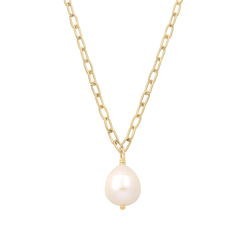 Elli 925 Sterling Silver Pearl Necklace with Pearl 2004-BF-0007727-001-zoom-