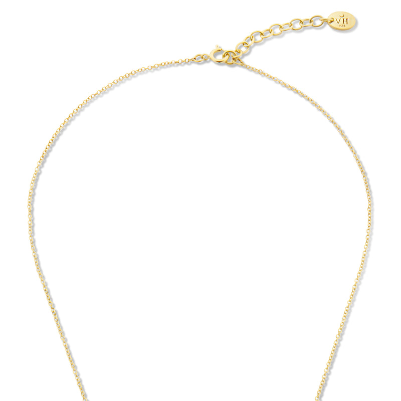 Violet Hamden Venus 925 Sterling Zilveren Gold Plated Ketting met Geboortebloem VH340025-JUN-zoom-