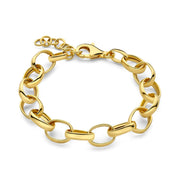 Parte Di Me Bibbiena Poppi Acadia 925 Sterling Zilveren Gold Plated Schakelarmband PDM32136