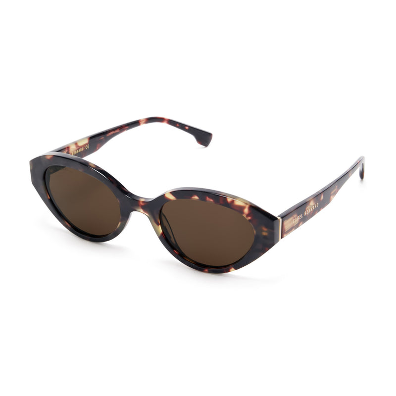 Isabel Bernard La Villette Rosaire Bruine Tortoise Ovale Zonnebril IB400002-04-14-zoom-
